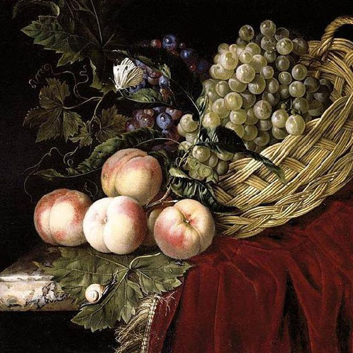 Still Life of Fruit - by Aelst, Willem van